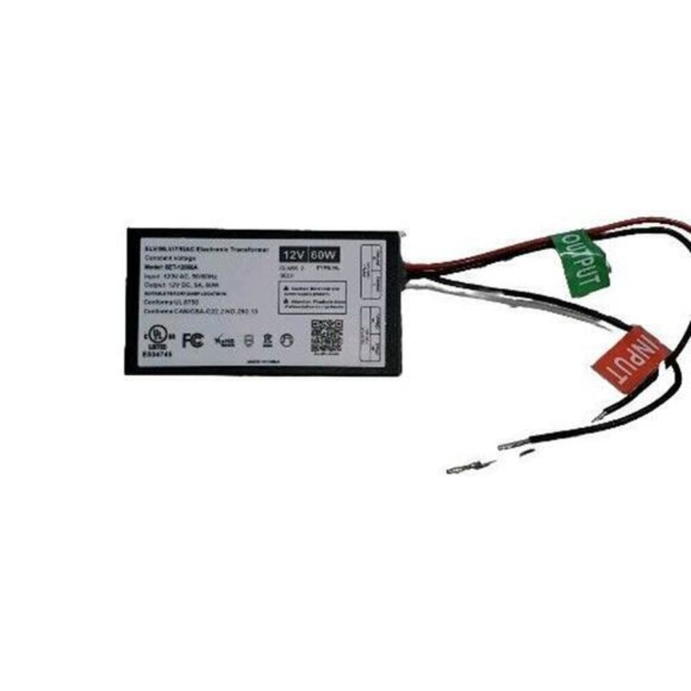 60W Dimmable LED Driver 12V, Triac/ELV/MLV AC to DC with Lutron&Leviton Dimme...